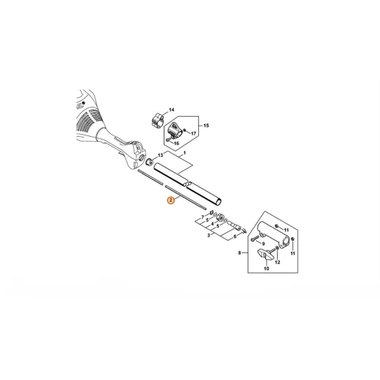STIHL  Wałek napędowy 4140 711 3203